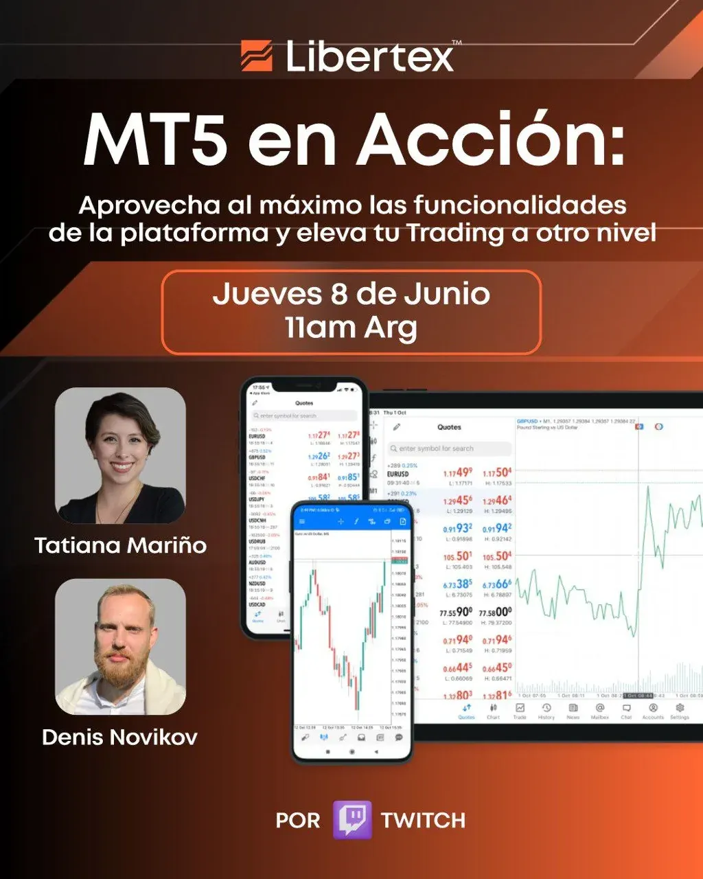 Foto promocional de Libertex relacionada con trading en plataforma MT4 Foto promocional de Libertex relacionada con trading en plataforma MT4