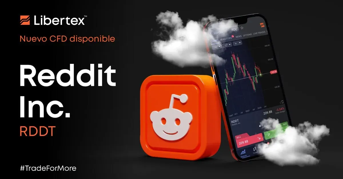 Banner promocional de Libertex sobre un nuevo CFD disponible para operar con contratos por diferencia Banner promocional de Libertex sobre un nuevo CFD disponible para operar con contratos por diferencia